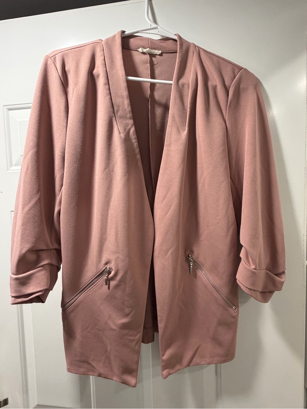 Maurice’s Open-Front Pink Blazer Jacket